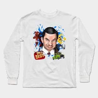 Mr Bean Artwork Long Sleeve T-Shirt